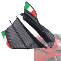 ◄ Motorcycle Winglet Aerodynamic Wing Kit For Kawasaki Z650 Z750R Z750 Z750S W800 W800SE Front Fairings Accessories Carbon Fiber