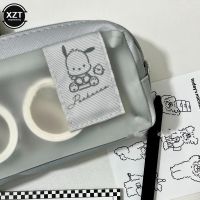 【DT】hot！ Cute Cartoon Pacha Dog Pencil Bag Student Pen Box Multilayer Zipper Storage Large Capacity Stationery Supplies