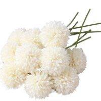 Chrysanthemum Ball Flowers Bouquet 10Pcs Present for Important People Glorious Moral