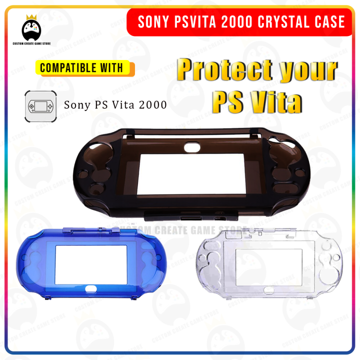 Sony Playstation Vita Slim Design Crystal Clear PSVita 2000 Fat Slim