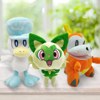 TAKARA TOMY Pokemon Sprigatito Fuecoco Quaxly ตุ๊กตา Plush เกม Pokemon อะนิเมะรูปพ็อกเก็ตมอนสเตอร์อุปกรณ์ต่อพ่วงของเล่นเด็กของขวัญ-WJJEE SHOP