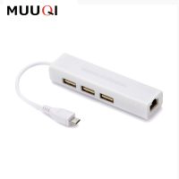 MICRO USB / type-c / usb2.0 Ethernet Adapter USB Hub to RJ45 Lan Network Card RTL8152B chip free driver  USB Network Adapters