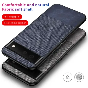 Case for Google Pixel 8 Pro coque Luxury textile Leather skin soft TPU hard  phone cover