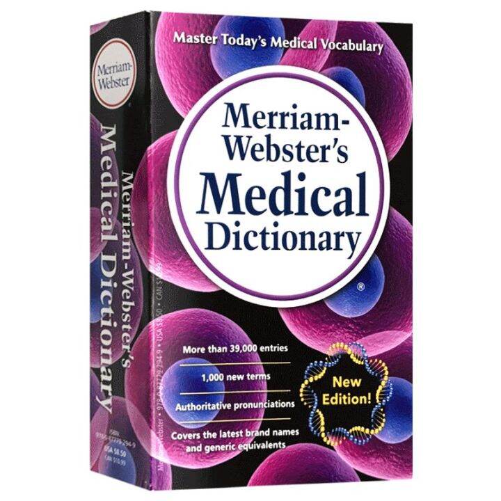 Original English Reference Book Webster Medical Dictionary Merriam