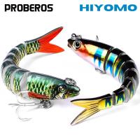 PROBEROS 1ชิ้นปล้องตกปลาเหยื่อ9เซนติเมตร7กรัม8ส่วน Swimbait ล่อช้าจมประดิษฐ์ฮาร์ดล่อด้วย BKB ตะขอเบสมหาสมุทรตกปลาเกียร์ HS070