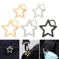 Hooks Star Push Trigger Black gold silver Spring Ring Buckles Snap Clasp Clip Carabiner Purses Handbags Bag Belt Buckle