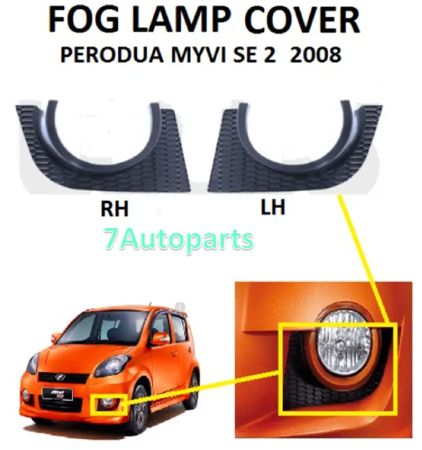 Sport Light Cover / Fog Lamp Cover - Perodua Myvi SE ( 2008 - 2010
