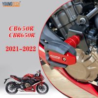 สำหรับ Honda CBR650F CBR650R CB650F 2014-2020 CBR 650R CB65R 2021-2022 รถจักรยานยนต์ CNC Falling กรอบป้องกัน Slider Fairing GUARD Anti CRASH Pad Protector Engine GUARD Protector CBR 650F อุปกรณ์เสริม