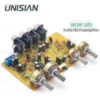 UNISIAN บอร์ด NJM2700 3D SRS เอาท์พุทโปรเซสเซอร์เสียง4.1คลื่นสัณญาณ Preamplifer สำหรับเครื่องเสียงรถยนต์