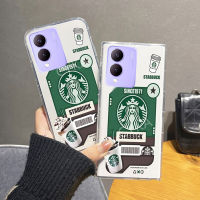 เคสใหม่ VIVO Y17S เคสมือถือ VIVOY17S ซองนุ่มใสถ้วยกาแฟกันกระแทกและเค้กใหม่