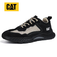 CAT Caterpillar รองเท้ากีฬา รองเท้าผู้ชายเตี้ย รองเท้าผ้าใบวินเทจ BLACK รองเท้าเดินป่าพักผ่อนกลางแจ้ง รองเท้าทำงาน CAT Fashion Casual Shoes รองเท้าผู้ชายเตี้ย รองเท้าผ้าใบวินเทจ รองเท้าเด