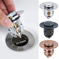 Universal Stainless Steel Basin Pop-Up Bounce Core Basin Drain Filter Hair Sink Strainer Bathtub Stopper Bathroom Tool