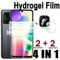 ﹍ 4 IN1 Hydrogel Film For Xiaomi Redmi 10A 10C 10 Prime 2022 Water Gel Protection Screenprotector Xiaomy Redmy 10 C A 10Prime 600D