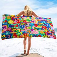 【DT】hot！ Microfiber Beach Super Absorbent Blanket for Pool Camping Men