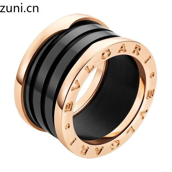 ✸Bulgari  18k pink Gold Ring with black Ceramic Spiral✺ | Lazada PH