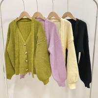 Cardigan เสื้อไหมพรมoversize หนานุ่ม 4สี(รุ่นโบว์คอ)