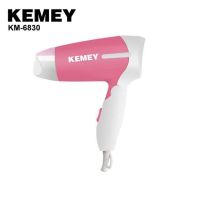 เครื่องเป่า Kemei ทรงผม KM-6830เครื่องเป่าผมพับได้สำหรับนักเรียนและการเดินทาง