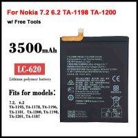 LC-620แบตเตอรี่?สำหรับ Nokia 7.2 6.2 TA-1198 TA-1200 TA-1196(LC-620) / ความจุแบตเตอรี่ 3500MAh