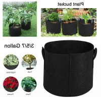 ┇♙ Outdoor Gardening Fabric Grow Plant Pot 3/5/7 Gallon Grow Bag Felt Vegetable Growing Planter Garden Tools Flower Planting Pots