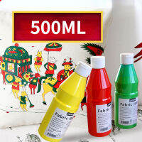 500Ml สิ่งทอเม็ดสีกันน้ำและไม่ง่ายที่จะ Agglomerate หลังจากการอบแห้ง28สีเด็ก DIY มือวาดเสื้อผ้าย้อม