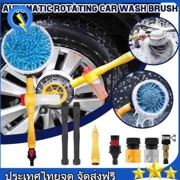 Retractable Car Windscreen Cleaner Tool Car Window Cleaner Inside Kit with  6pcs Washable Microfiber Cloth 180