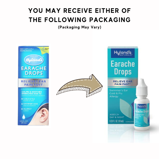 Hyland's Earache Drops Swimmers Drops for Kids and Adults 10 mL