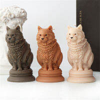 3D Animal Aromatherapy Plaster Mould Stereo Chassis Standing Cat Silicone Candle Mold 3D Animal Aromatherapy Plaster Mould Decorative Model Ornament Mold Soap Resin Plaster Making Set Chocolate Ice Mould Desktop Ornaments Home Decor Gifts Aromatherapy