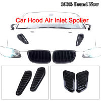 2pcs Universal Car Intake Hood Scoop Bonnet Vent Cover Decorative Sticker Car Front Engine Cover Fender Car Styling Accessories