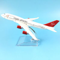 จัดส่งฟรี16ซม. โลหะเครื่องบินรุ่น737 VIRGIN ATLANTIC เครื่องบินของเล่นเครื่องบินวันเกิดของขวัญเด็ก TOYS