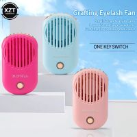 【YF】 Mini Air Conditioning Blower Eyelash Fan Dryer USB Rechargeable Handheld Eyelashes Portable Fans 800MAH