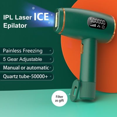 499999 Flashes IPL Laser Epilator Trimmer Professional Permanent Painless Ice Cold IPL Hair Removal Beauty Device For Women