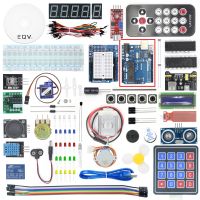 EQV Super Starter Kit สําหรับ Arduino UNO R3－Uno R3 เขียงหั่นขนม / Step Motor / SG90 Servo / 1602 LCD / jumper Wire / CD Tutorial