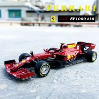 Bburago 1:43 2020 F1 SF1000 Ferrari #5 #16 Formula One Ferrari Ferrari Team Alloy car model die casting model simulation