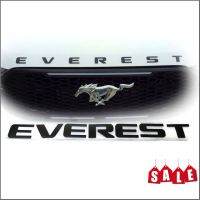 LOGO โลโก้ติดฝากระโปรงหน้า FORD EVEREST 2015-2022 รุ่นตัวอักษรสี ดำด้าน คุณภาพ ABS จัดส่งเร้ว**งานดีติดตั้งง่าย***