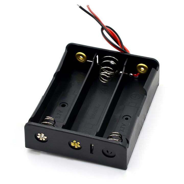 {Ready Stock}1 2 3 4 Slot DIY Batteries Clip Holder Container with Wire