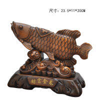 Fortune Golden Arowana ของตกแต่งบ้านทรัพยากรทางการเงินอย่างต่อเนื่องของขวัญธุรกิจของขวัญจากญาติและเพื่อน