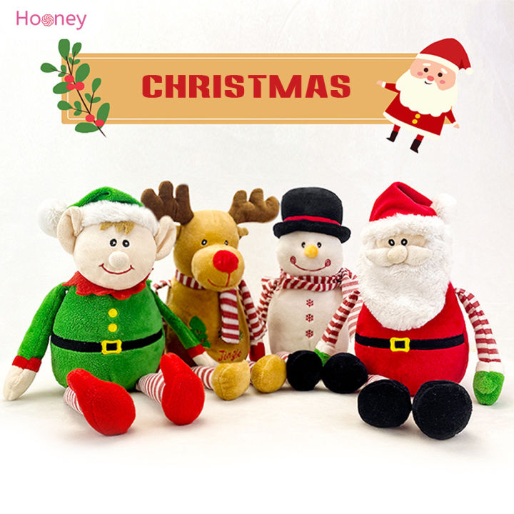 hooney-ซานตาคลอสตุ๊กตาหนานุ่ม-s-นุ่มสบายไม่ระคายเคืองผิวสำหรับตุ๊กตาหนานุ่มกอดเด็กทารกตุ๊กตาผ้ากำมะหยี่