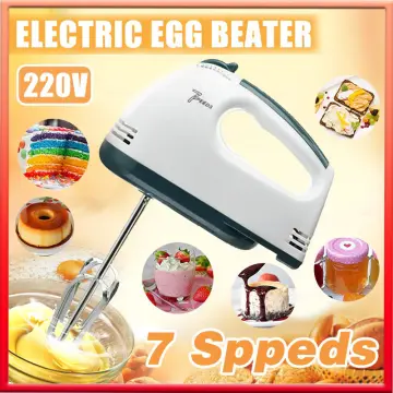 7 Speed Electric Handheld Mixer Egg Beater Multifunctional Mini