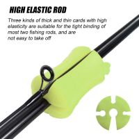 、‘】【； Fishing Rod Holder Multiftional Fishing Rod Holder Protector Ball Anti-Collision Portable Elastic Reusable Tackle Accessories