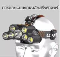 ไฟฉายคาดหัว  LED 30W 50Wฟฉายเดินป่า สว่าง ชาร์จได้ กันน้ำ มีเซ็นเซอร์