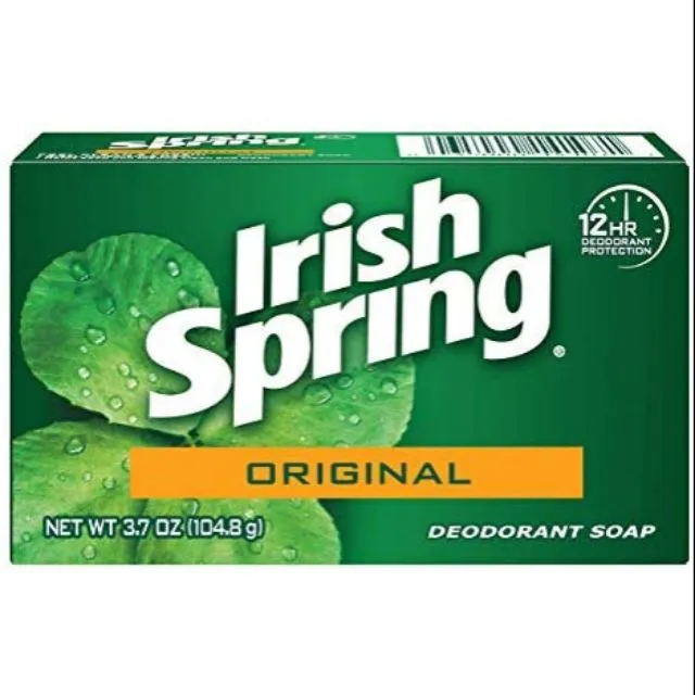 irish spring soap burns