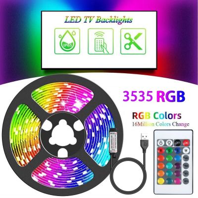 3Keys 24Keys 44Keys Led Strip Lights RGB 3535 Infrared Control DC5V USB Tape Color Change Lamp for Christmas Bedroom Decoration