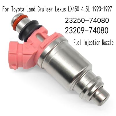 THLT4A 6Pcs Automotive Fuel Injector for Toyota Land Cruiser Lexus LX450 4.5L 1993-1997 23250-74080 23209-74080