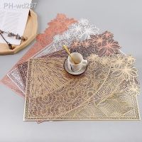 【CC】 Hollow Non-slip Placemat Coaster Resistant Insulation Dish Cup Table