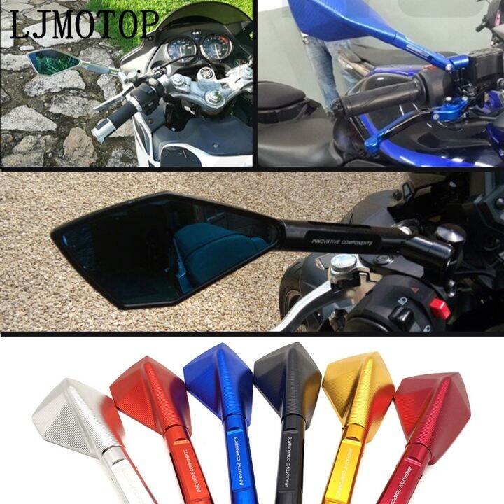 motorcycle-mirrors-cnc-aluminum-motorbike-handlebar-rearview-mirrors-blue-for-nbsp-ducati-hypermotard-821-939-1100-796-sp-ss800-ss900