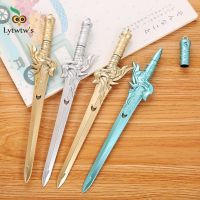 1 Piece Lytwtw 39;s Stationery Office Creative Phoenix Sword Gel Pen School Supply Handle Gift Weapon lovely Chinese Style Vintage