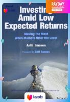 หนังสืออังกฤษใหม่ Investing Amid Low Expected Returns : Making the Most When Markets Offer the Least [Hardcover]