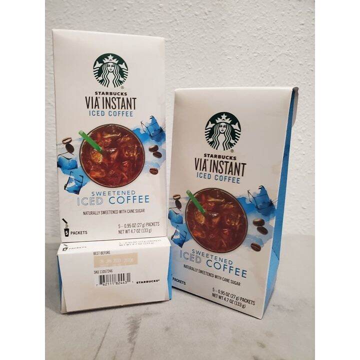 Starbucks VIA Instant Sweetened Iced Coffee Lazada PH