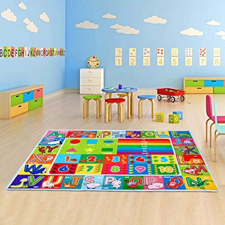 【NEW】 Children Educational Rug Playtime Collection ABC Numbers and ...