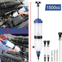 1500/500/200cc Car Oil Fluid Extractor Syringe Car Fluid Change Inspection Auto Engine Gearbox Fuel Oil Fluid Transfer Pump-DFGN STORE